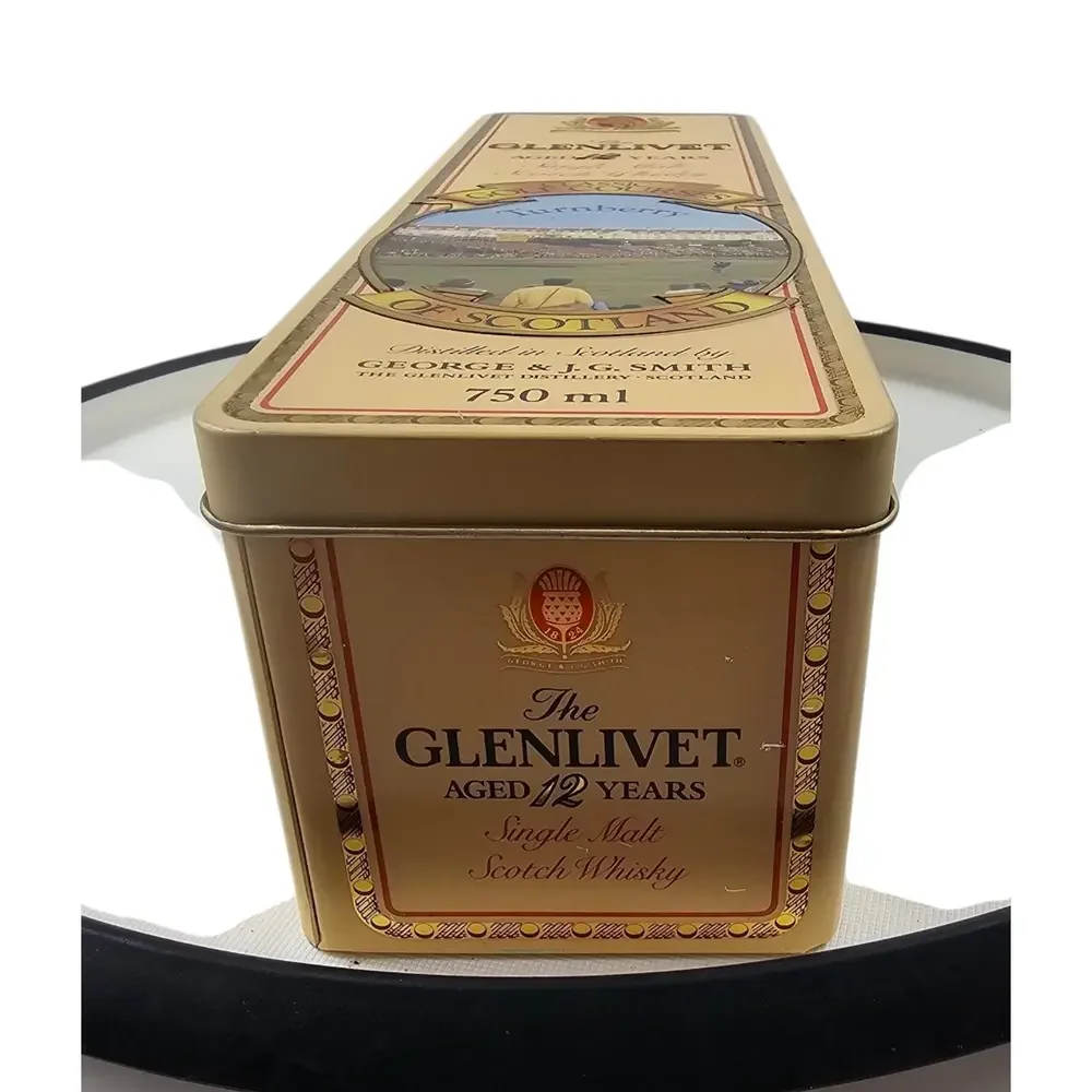 The Glenlivet 12 Year Classic Golf Courses of‎ Scotland Tin - highly collectable